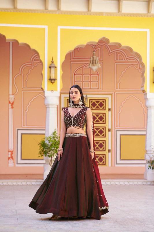 RANGREZ Fendi MRN Bollywood style lehenga choli in Kolkata